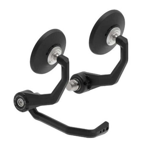 Evotech paire rétroviseurs embouts de guidon et protection levier de frein - Mot