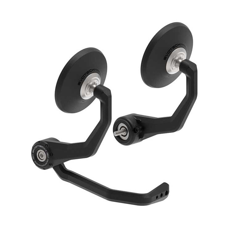 Evotech paire rétroviseurs embouts de guidon et protection levier de frein - Yam