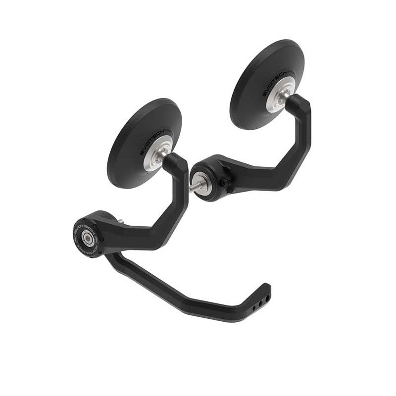 EVOTECH PAIRE RÉTROVISEURS EMBOUTS DE GUIDON ET PROTECTION LEVIER DE FREIN - YA