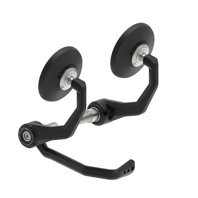 EVOTECH PAIRE RÉTROVISEURS EMBOUTS DE GUIDON ET PROTECTION LEVIER DE FREIN - YA