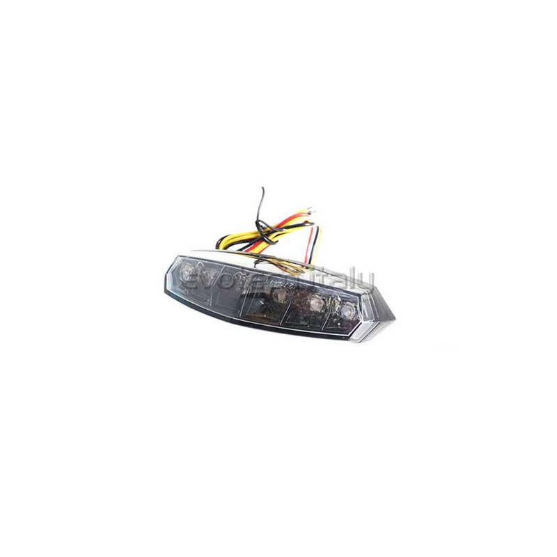 FEU ARRIÈRE LED HOMOLOGUÉ UNIVERSEL FUMÉ