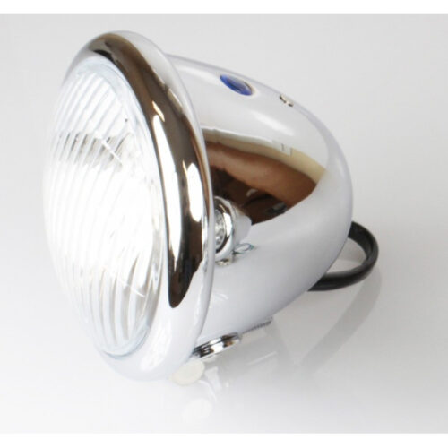 FEUX AVANT ROND TYPE BATES CHROME DIAMETRE 115MM