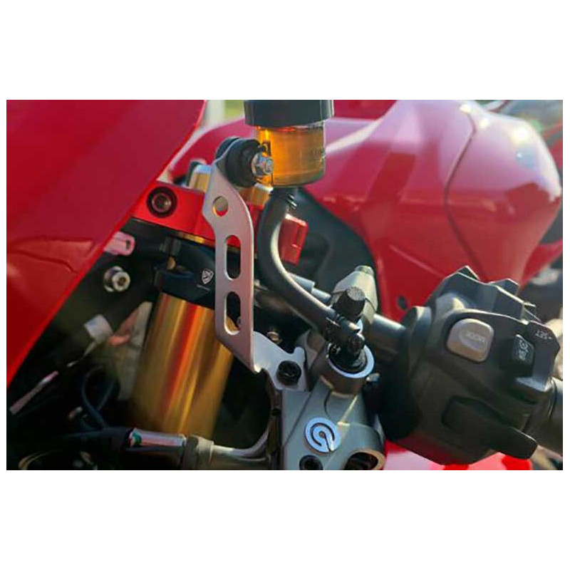 FIXATIONS DE GUIDON À CLIPSER Ø 50 MM – DÉPORT 26 MM – ANGLE 7° DUCATI PANIGALE