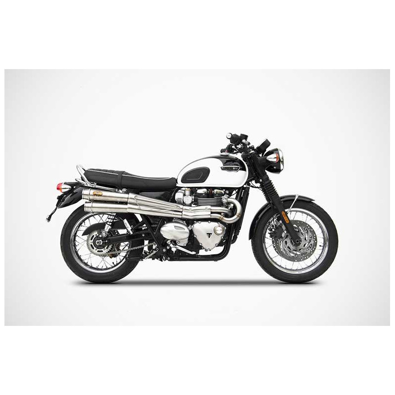 FLANC LATERAL GAUCHE ALUMINIUM BROSSE TRIUMPH BONNEVILLE T120