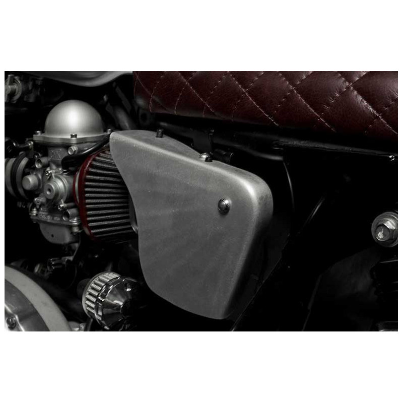 FLANCS BULDGE SILVER TRIUMPH BONNEVILLE/SCRAMBLER/THRUXTON