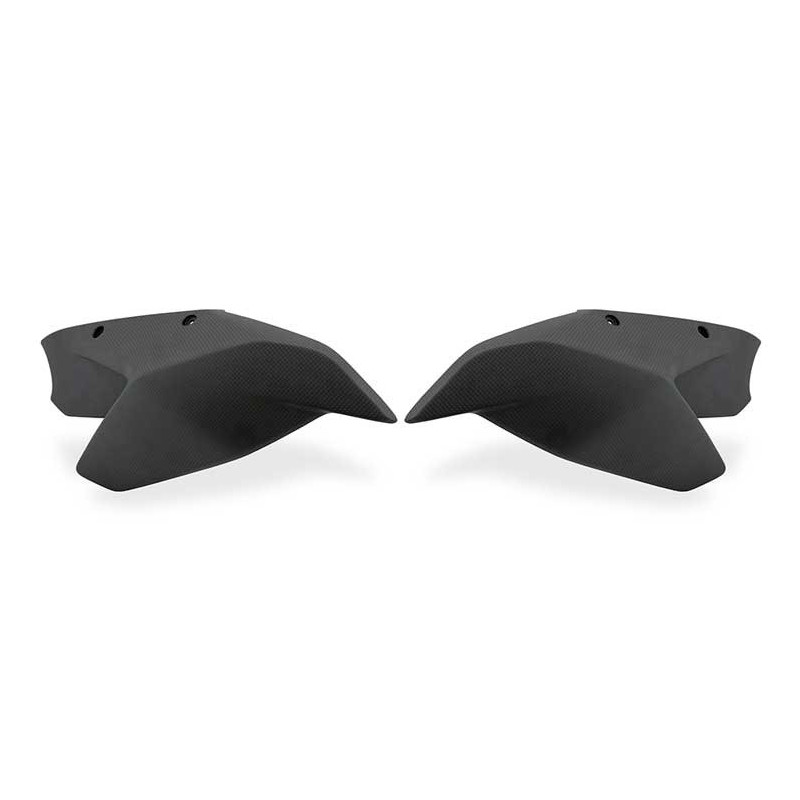 FLANCS LATERAUX RESERVOIR CARBONE MAT CNC RACING Ducati Streetfighter V2
