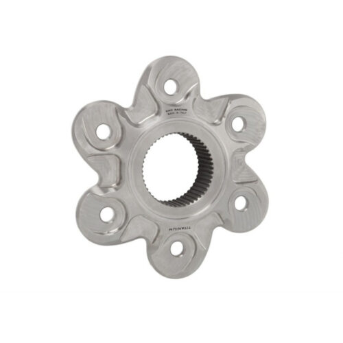FLASQUE PORTE COURONNE TITANE 6 TROUS