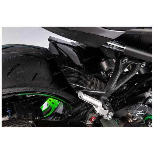GARDE BOUE ARRIÈRE CARBONE BRILLANT LIGHTECH KAWASAKI