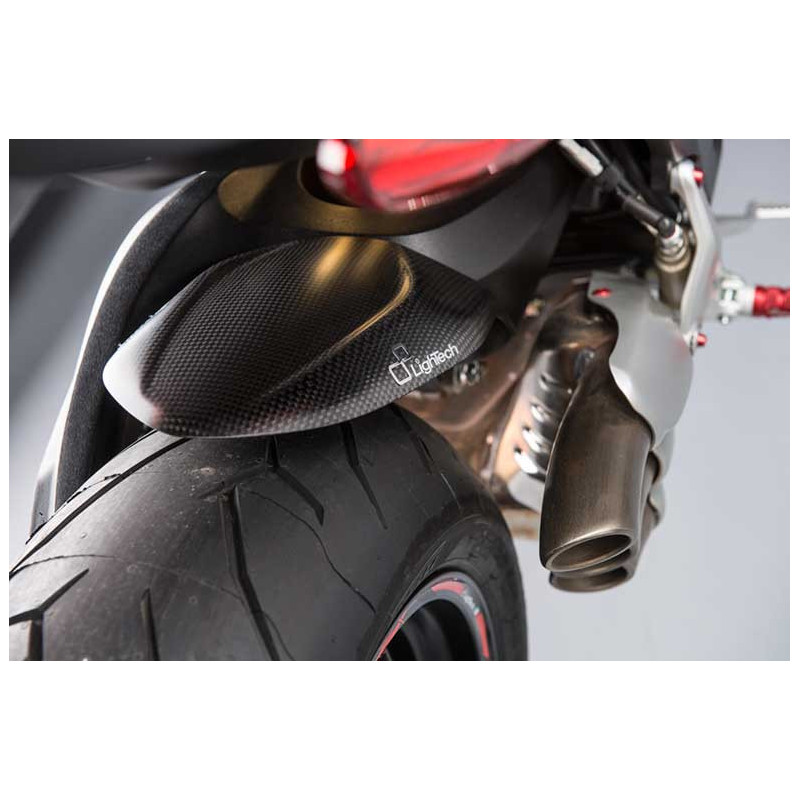 GARDE BOUE ARRIÈRE CARBONE BRILLANT LIGHTECH MV AGUSTA