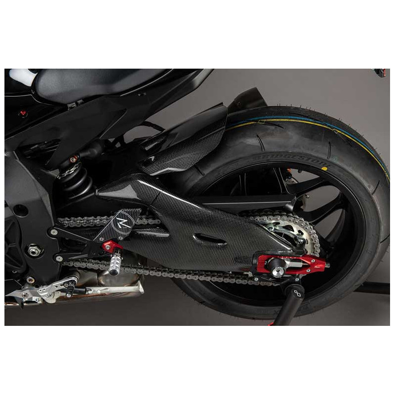 GARDE BOUE ARRIÈRE CARBONE BRILLANT LIGHTECH YAMAHA