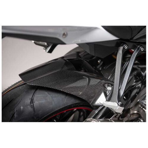 GARDE BOUE ARRIÈRE ET PARE CHAINE CADRE CARBONE BRILLANT LIGHTECH BMW