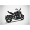 GARDE BOUE ARRIERE SUPPORT DE PLAQUE ZARD DUCATI XDIAVEL