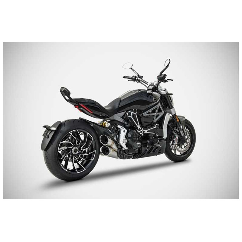 GARDE BOUE ARRIERE SUPPORT DE PLAQUE ZARD DUCATI XDIAVEL