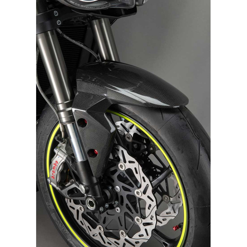 GARDE BOUE AVANT CARBONE BRILLANT LIGHTECH TRIUMPH