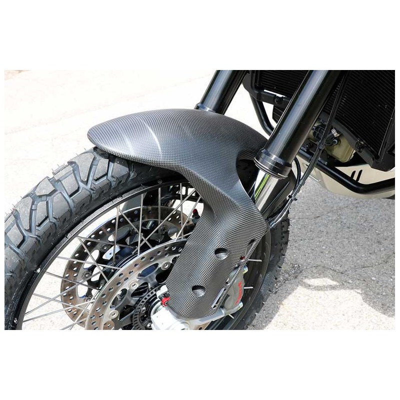 garde-boue-avant-carbone-mat-cnc-racing-ducati-desertx GARDE BOUE AVANT CARBONE MAT CNC RACING Ducati DesertX