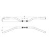 GUIDON POUR HONDA HORNET ALUMINIUM
