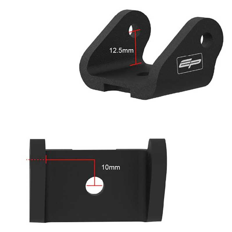 HAUTEUR DU SUPPORT DE FIXATION SUPÉRIEUR EP : 12 HAUTEUR DU SUPPORT DE FIXATION SUPÉRIEUR EP : 12