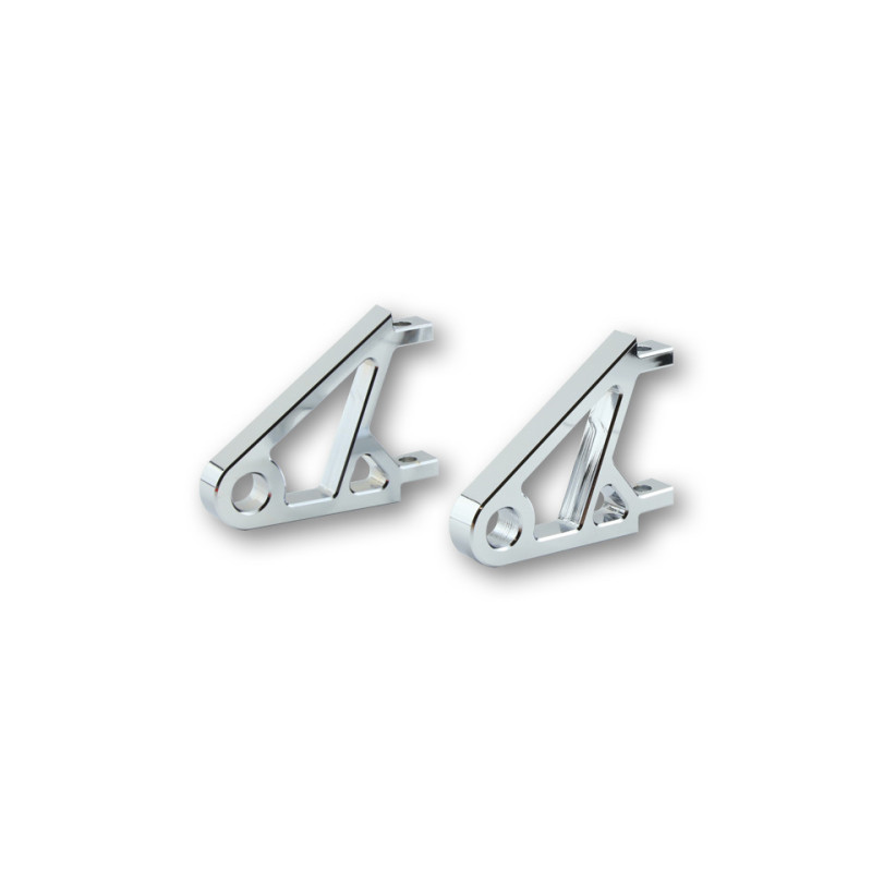 HIGHSIDER aluminium taillé masse Alu supports de phare XS chrome