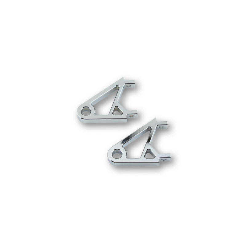 HIGHSIDER aluminium taillé masse Alu supports de phare XS chrome