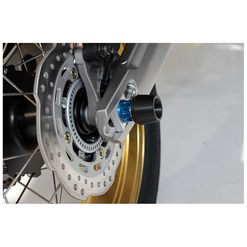 HONDA AFRICA TWIN ADVENTURE SPORT ROULETTES DE PROTECTION ROUE ARRIERE EVOTECH