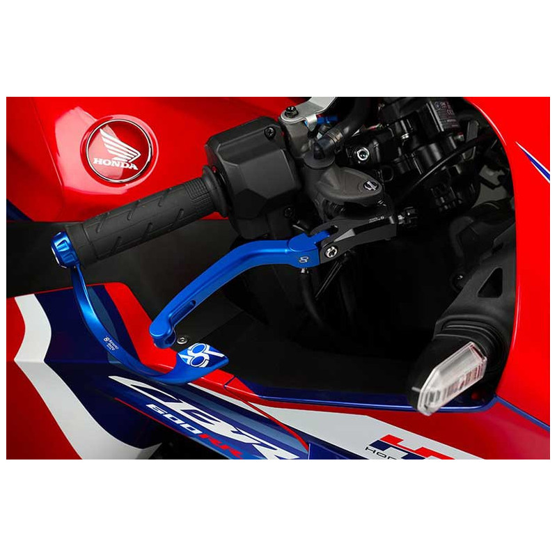 HONDA CBR 600-1000 KIT LEVIER FREIN ET EMBRAYAGE REPLIABLE ALU TAILLE MASSE BONA