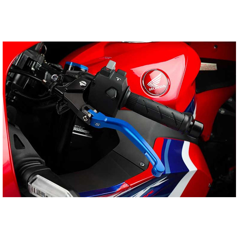 HONDA CBR 600-1000 KIT LEVIER FREIN ET EMBRAYAGE REPLIABLE ALU TAILLE MASSE BONA