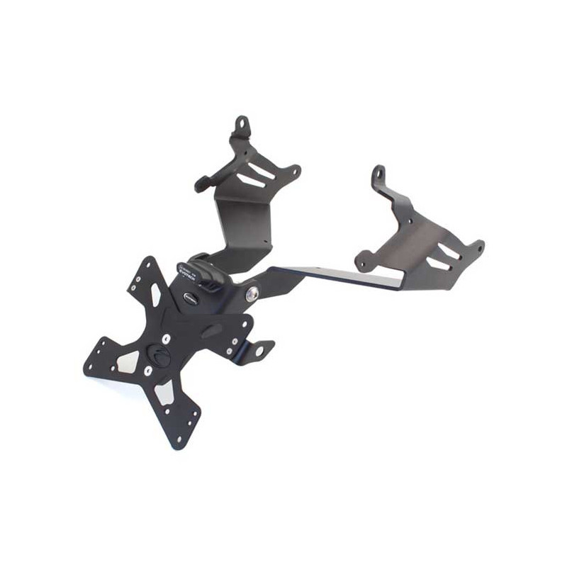 HONDA CBR 600 RR SUPPORT DE PLAQUE REGLABLE HONDA CBR 600 RR SUPPORT DE PLAQUE REGLABLE