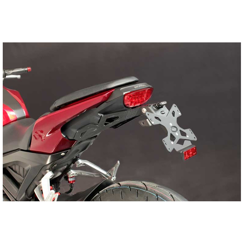 HONDA CBR125R SUPPORT DE PLAQUE REGLABLE