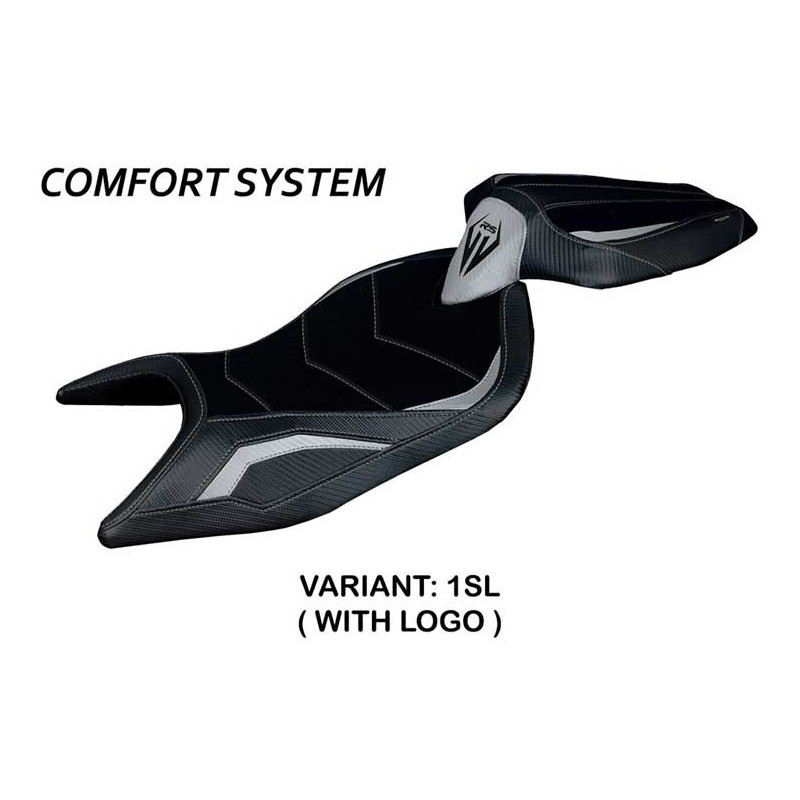 HOUSSE DE SELLE COMPATIBLE APRILIA RS 660 (21-22) MODÈLE NAXOS ULTRAGRIP, ROUGE,