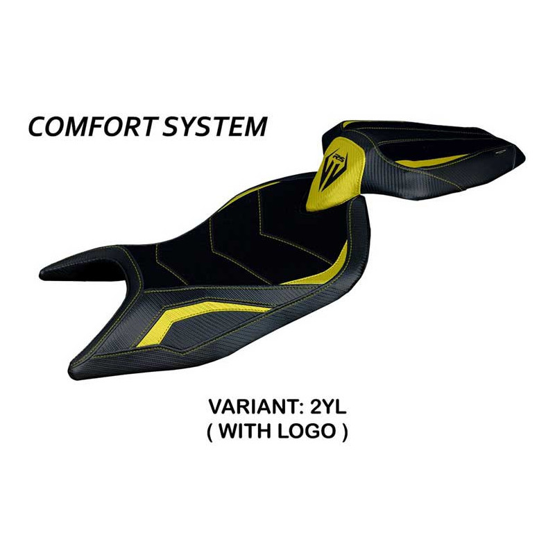 HOUSSE DE SELLE COMPATIBLE APRILIA RS 660 (21-22) MODÈLE NAXOS ULTRAGRIP, ROUGE,