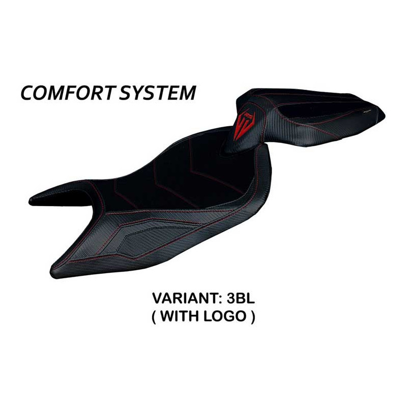HOUSSE DE SELLE COMPATIBLE APRILIA RS 660 (21-22) MODÈLE NAXOS ULTRAGRIP