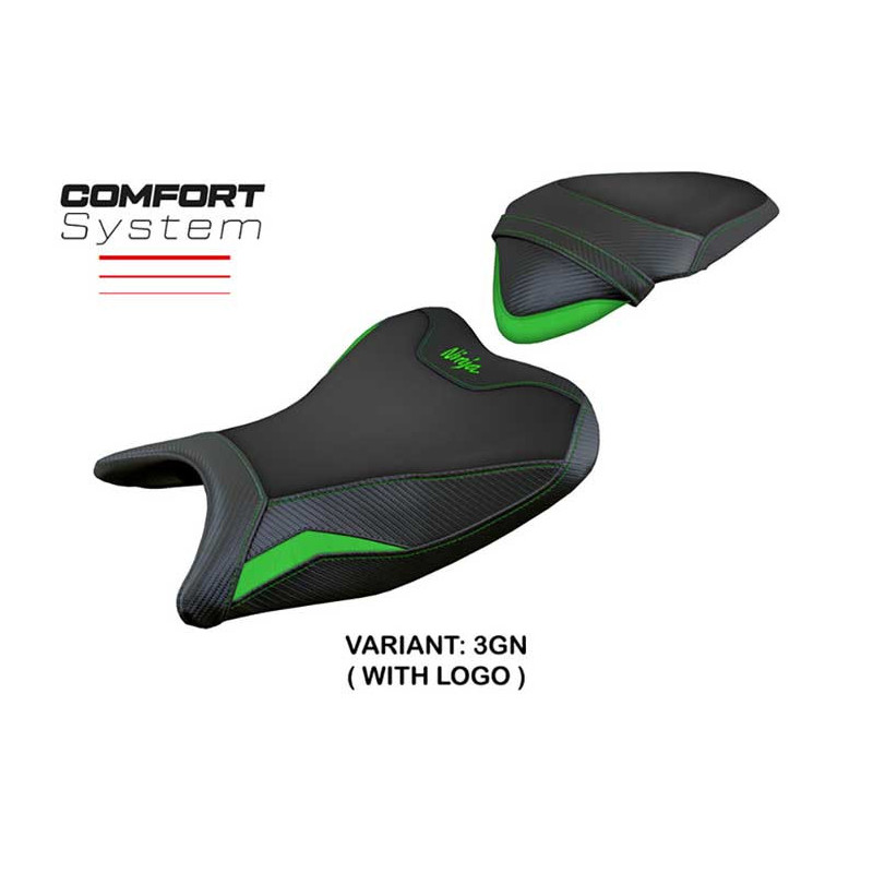 HOUSSE DE SELLE COMPATIBLE AVEC KAWASAKI NINJA 250 (18-19) MODÈLE RAINHA