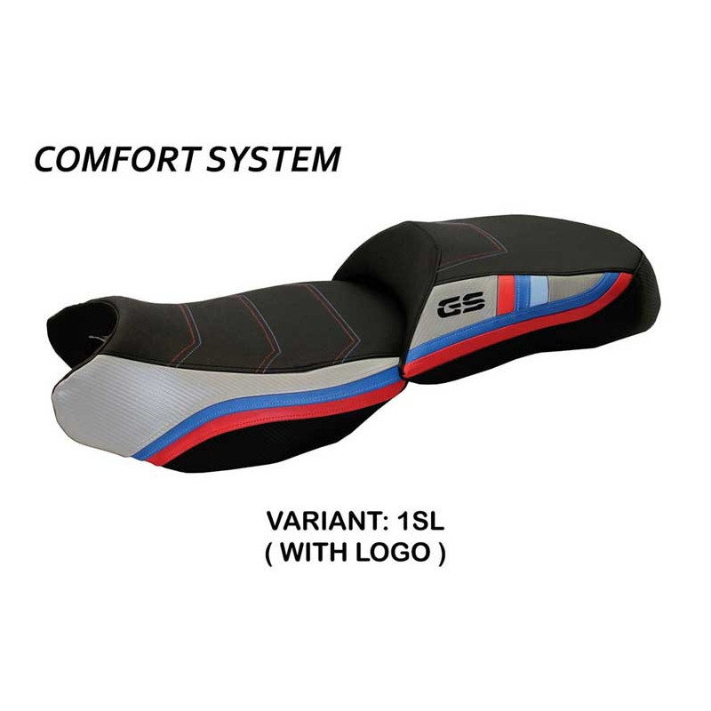 HOUSSE DE SELLE COMPATIBLE BMW R 1200 GS (13-18) MODÈLE EXCLUSIVE ANNIVERSARY