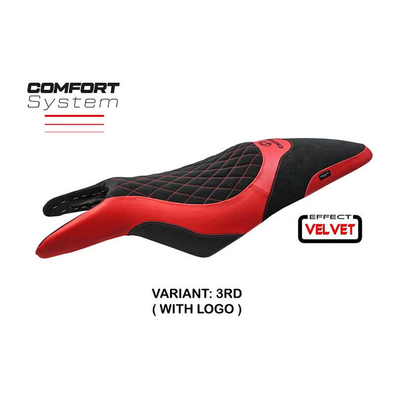 HOUSSE DE SELLE COMPATIBLE CAGIVA RAPTOR 650-1000 00-07 MODÈLE ERACLEA