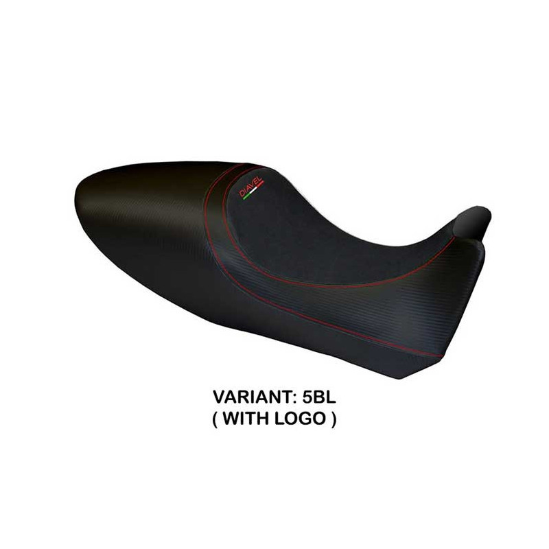 HOUSSE DE SELLE COMPATIBLE  DUCATI DIAVEL (11-13) MODÈLE AREZZO CARBON COLOR