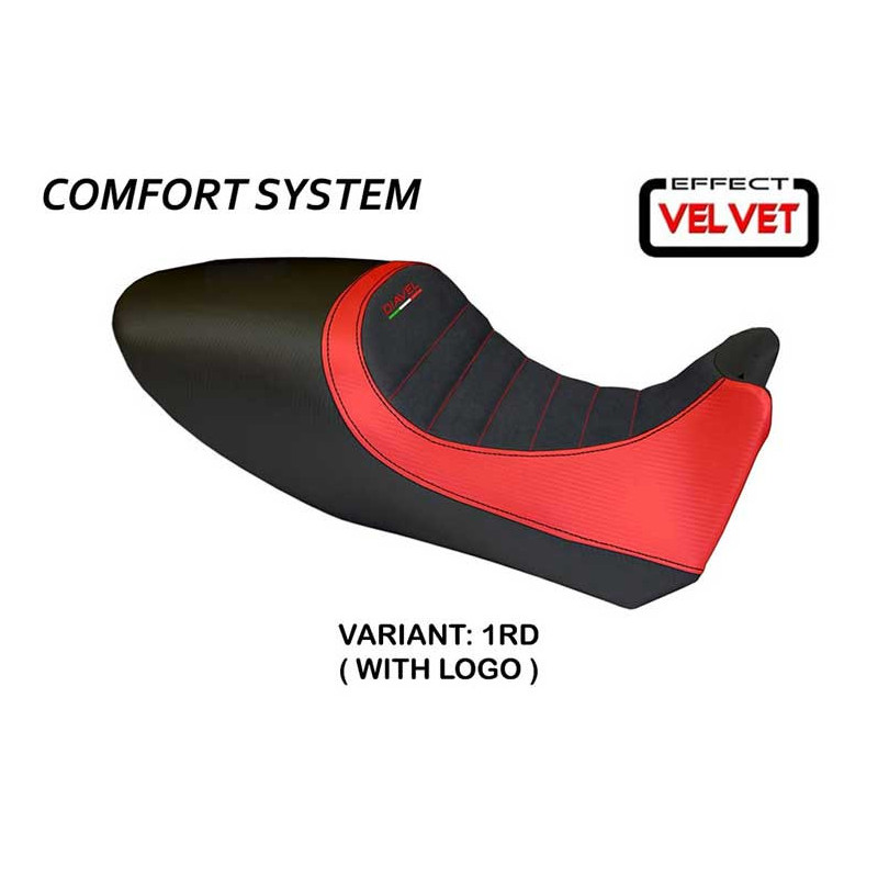 HOUSSE DE SELLE COMPATIBLE  DUCATI DIAVEL (11-13) MODÈLE AREZZO COLOR VELVET