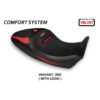 HOUSSE DE SELLE COMPATIBLE  DUCATI DIAVEL 1260 S (19-22) MODÈLE COSTANZA 1 VELVE