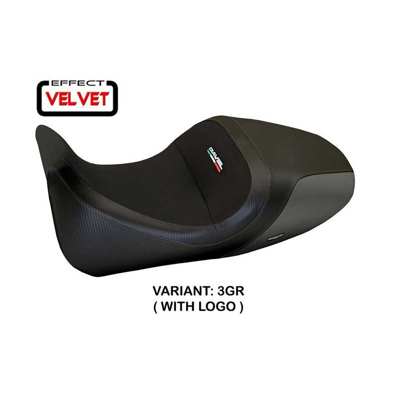 HOUSSE DE SELLE COMPATIBLE  DUCATI DIAVEL (14-18) IMOLA 1 MODÈLE VELVET