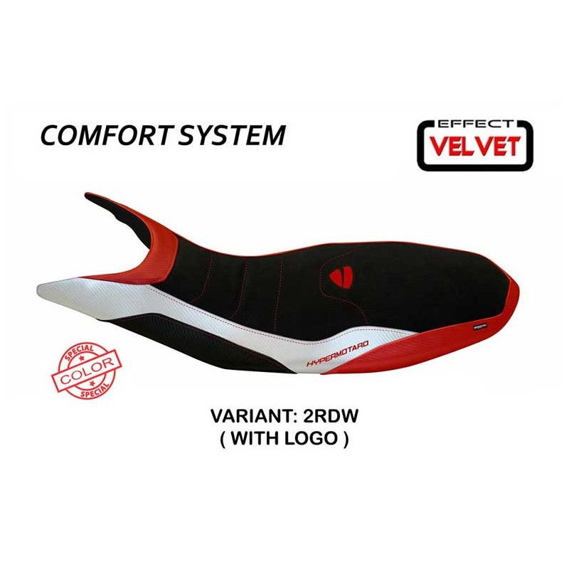 HOUSSE DE SELLE COMPATIBLE DUCATI HYPERMOTARD 821/939 (13-18) MODÈLE VARNA SPECI