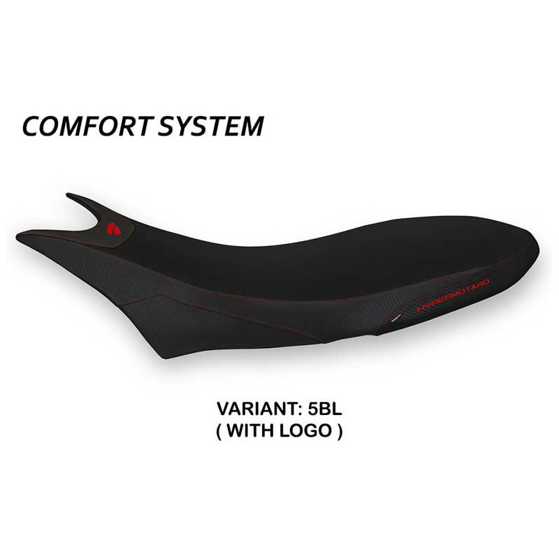 HOUSSE DE SELLE COMPATIBLE  DUCATI HYPERMOTARD 950 (19-22) MODÈLE ORLANDO 1