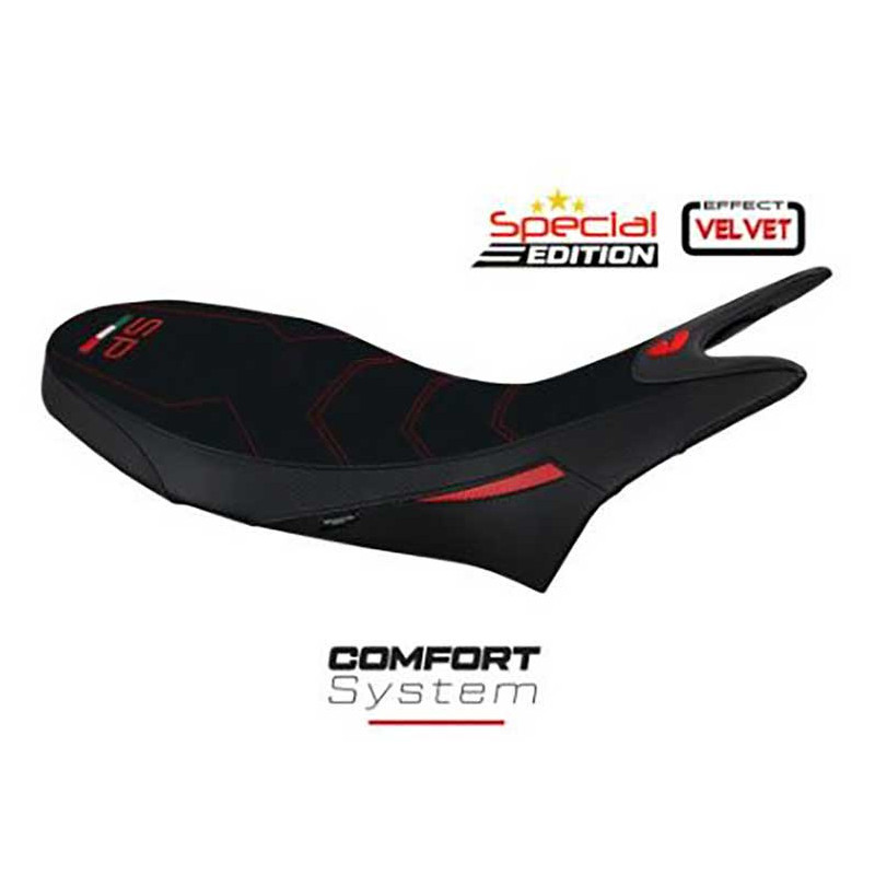 Housse de selle compatible Ducati Hypermotard 950 (19-24) modèle Jamazz