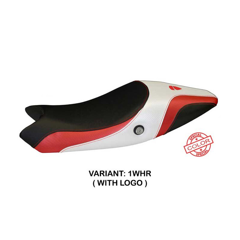HOUSSE DE SELLE COMPATIBLE DUCATI MONSTER 696/796 (08-14) MODÈLE LOGOS SPECIAL C