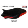HOUSSE DE SELLE COMPATIBLE  DUCATI MONSTER 821/1200 (17-20) MODÈLE OVADA 1 VELVE