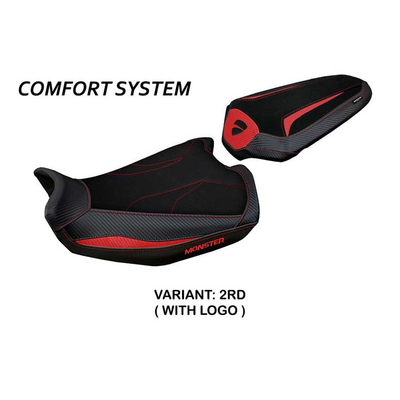 HOUSSE DE SELLE COMPATIBLE DUCATI MONSTER 937 (21-22) MODÈLE LINOSA STANDARD