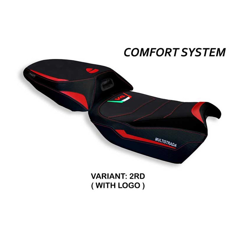 HOUSSE DE SELLE COMPATIBLE  DUCATI MULTISTRADA V4 (21-22) MODÈLE ROSITA CONFORT,