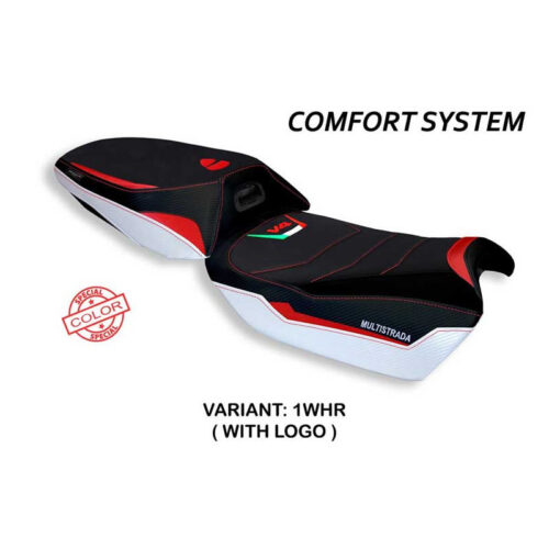 HOUSSE DE SELLE COMPATIBLE  DUCATI MULTISTRADA V4 (21-22) MODÈLE ROSITA SPECIAL