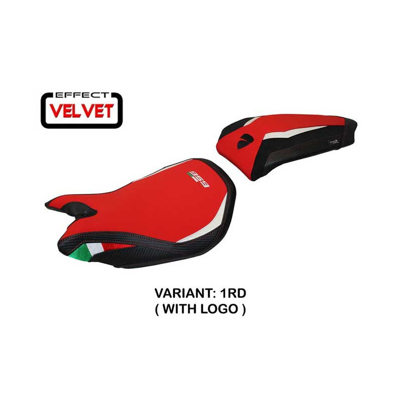 HOUSSE DE SELLE COMPATIBLE  DUCATI PANIGALE 959 (16-18) MODÈLE PARIS VELVET