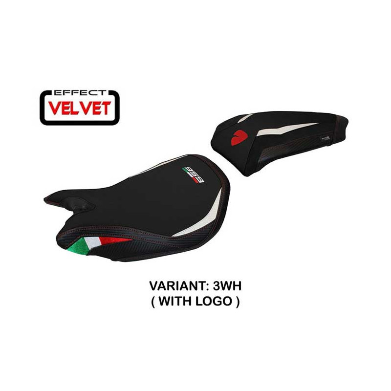 HOUSSE DE SELLE COMPATIBLE  DUCATI PANIGALE 959 (16-18) MODÈLE PARIS VELVET
