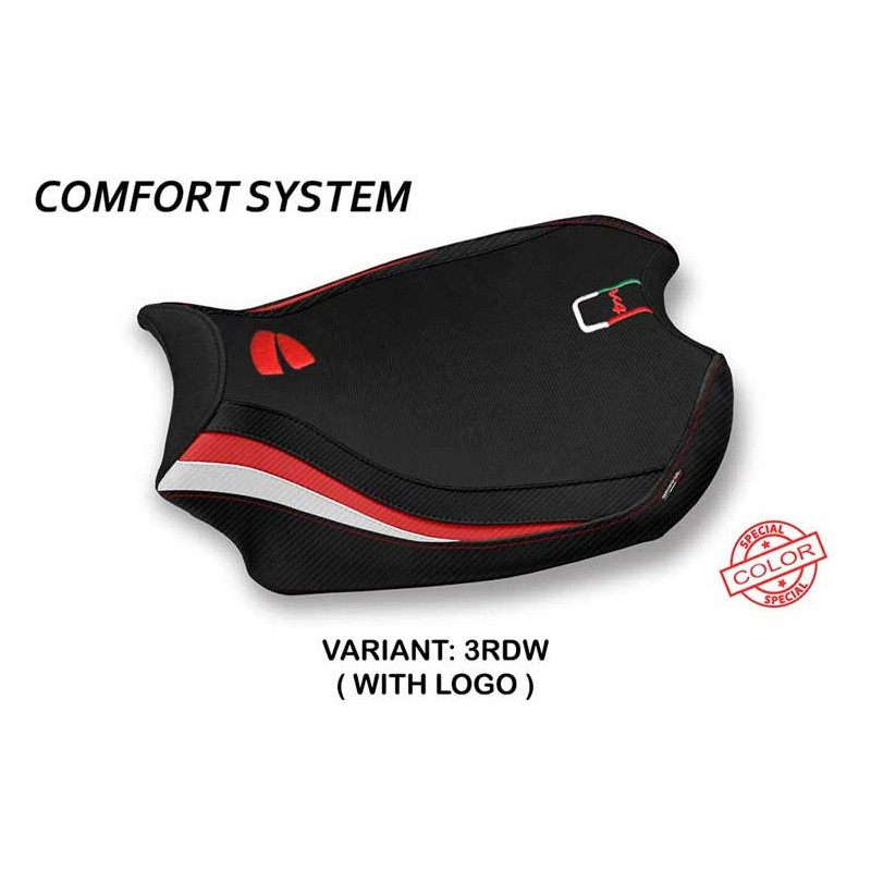 HOUSSE DE SELLE COMPATIBLE  DUCATI PANIGALE V4 (18-22) MODÈLE GLINKA