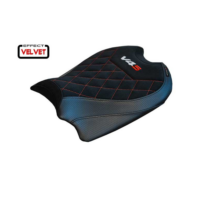 HOUSSE DE SELLE COMPATIBLE DUCATI PANIGALE V4 (18-22) MODÈLE HARBIN VELVET STAND